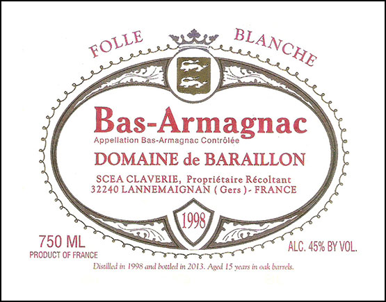 Armagnac-Claverie-label