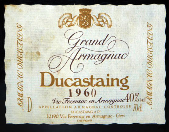 Old-Liqours-Armagnac-Ducastaing-label