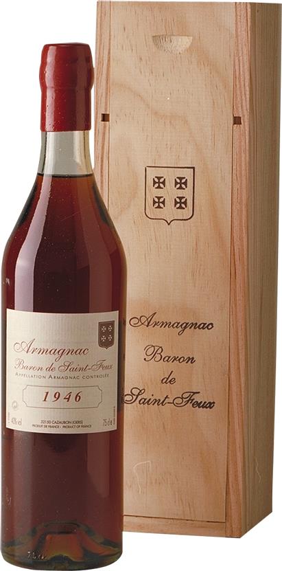 Armagnac 1946 Baron de Saint-Feux (3772)