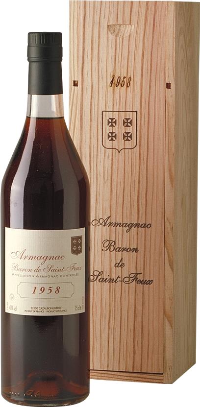 Armagnac 1958 Baron de Saint-Feux (3801)