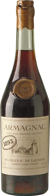 Armagnac 1893 Château de Laubade (3854)