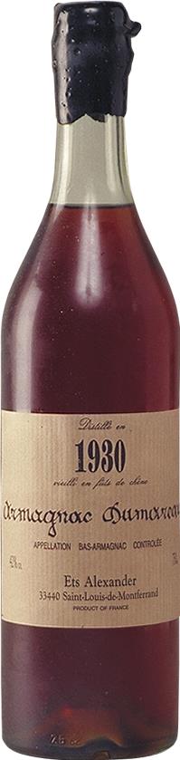 Armagnac 1930 Dumoureau (4423)