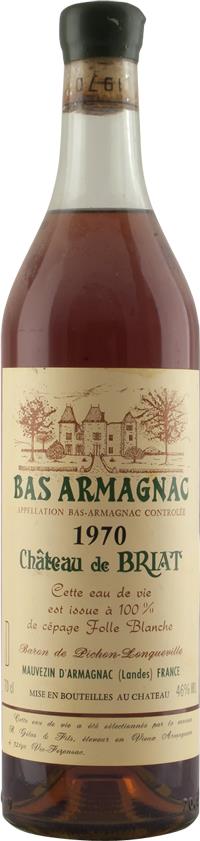Armagnac 1970 Château de Briat (4600)