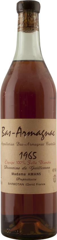 Armagnac 1965 Domaine de Guilleman (4631)