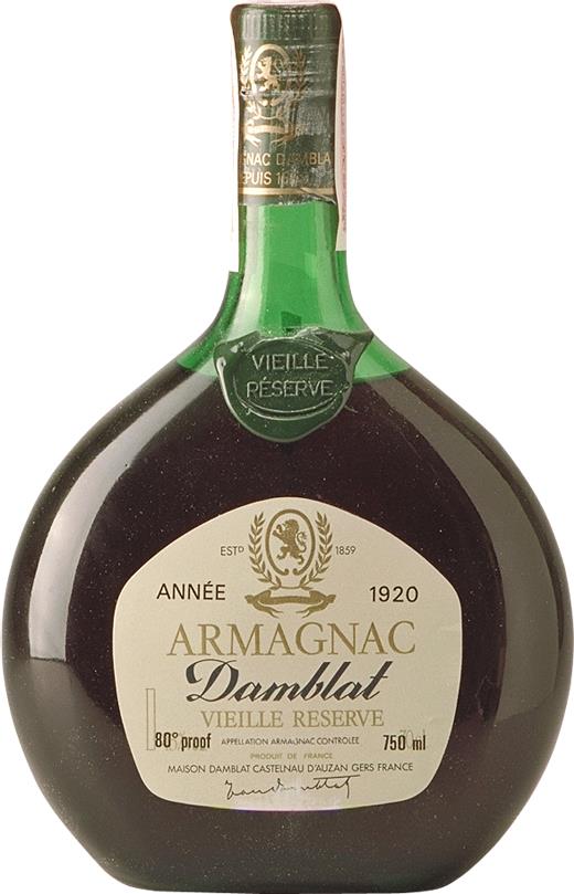 Armagnac 1920 Damblat (4928)