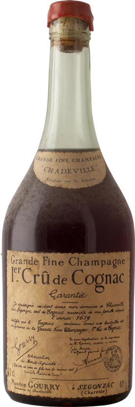 Cognac 1940s Gourry de Chadeville Grande Fine Champagne (6260)